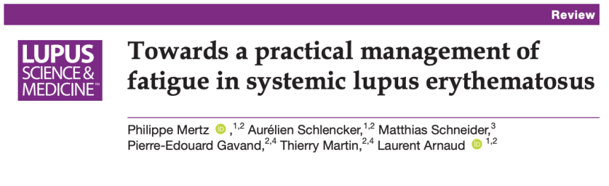 Hacia un manejo práctico de la fatiga en el lupus eritematoso&nbsp;sistémico
