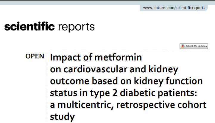 Efecto de la metformina en los estados de la función renal en la&nbsp;diabetes