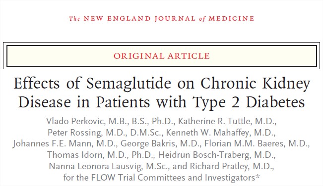 Semaglutida y Enfermedad Renal Crónica en Pacientes con Diabetes Tipo 2 (publicado: 24&nbsp;Mayo)