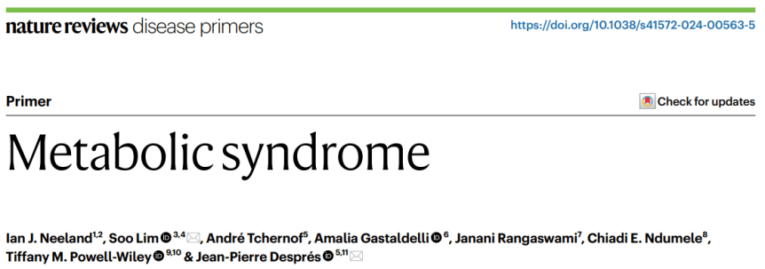Síndrome metabólico: de la obesidad visceral a la enfermedad cardiovascular–renal–metabólica