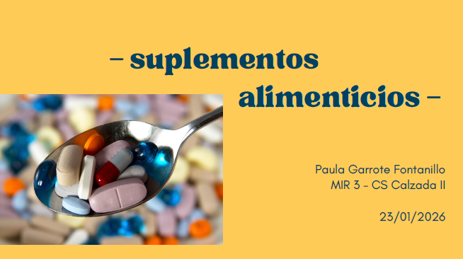 Suplementos alimenticios
